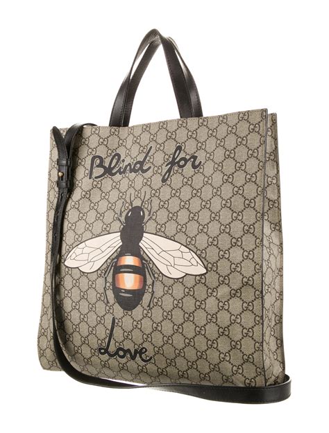 Gucci GG Supreme 'Blind For Love' Tote 